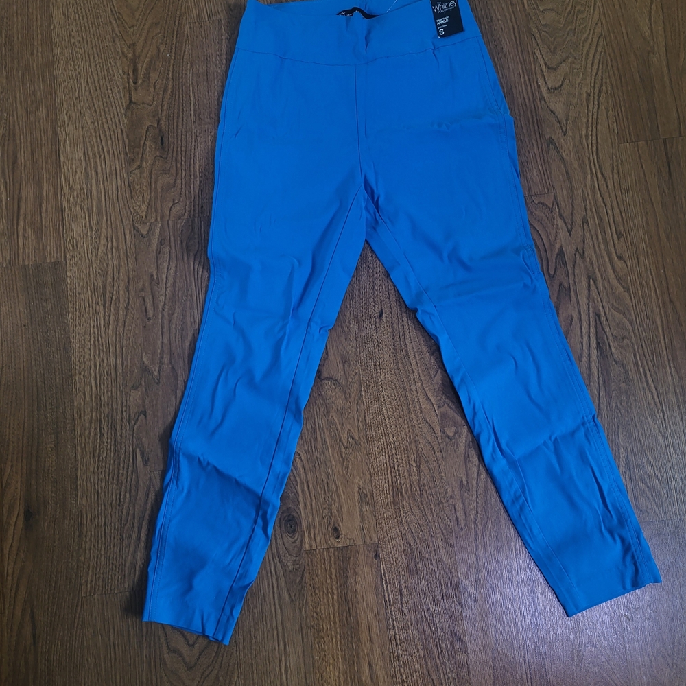 New York & Company Blue Ankle Pants